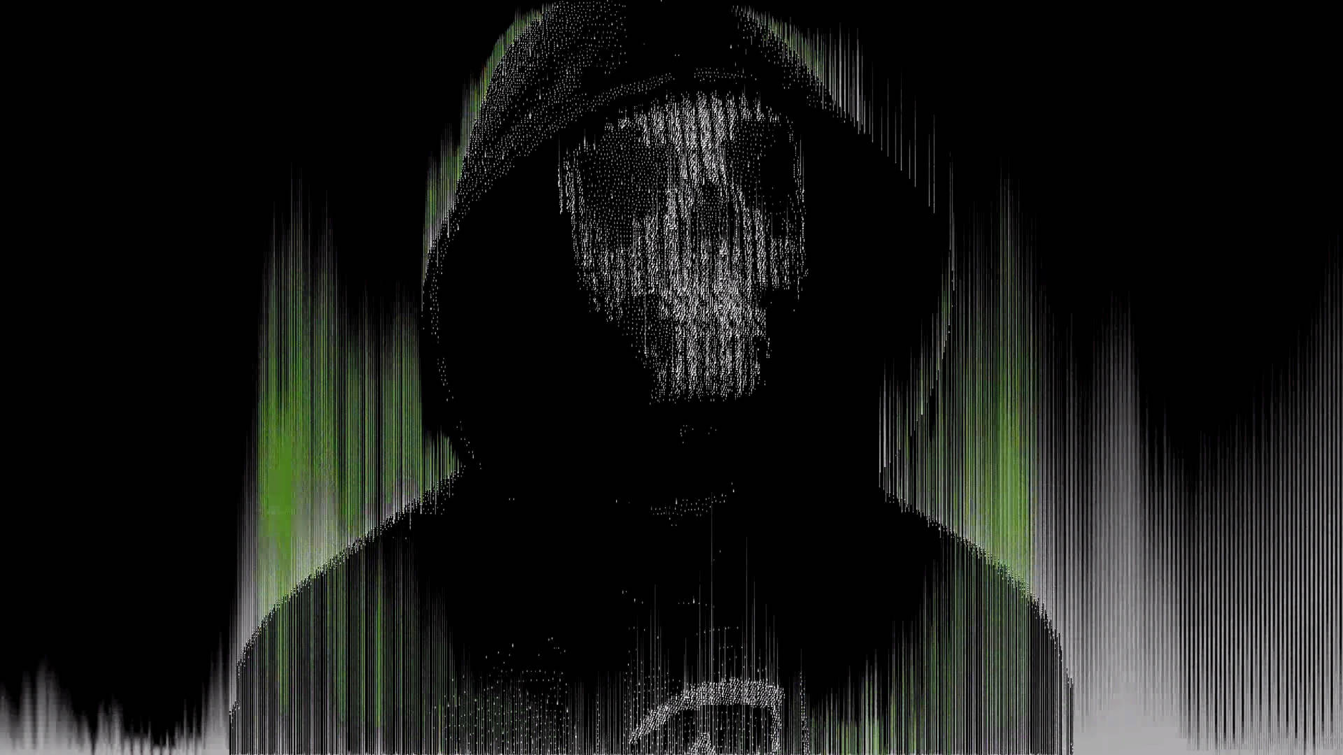 Prop skeleton in a black jacket Wallpaper